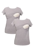 LuvmaBelly MYRA2503_2503 Emzirme tshirt seti - 1