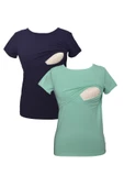 LuvmaBelly MYRA2504_2507 Emzirme tshirt seti - 1