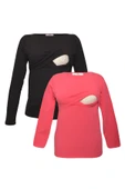 LuvmaBelly MYRA2701_2705 Emzirme tshirt seti - 1