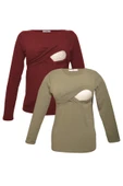 LuvmaBelly MYRA2703_2707 Emzirme tshirt seti - 1