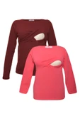 LuvmaBelly MYRA2703_2705 Emzirme tshirt seti - 1