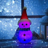 LED IŞIKLI KARDAN ADAM YILBAŞI AĞACI SÜSLERİ RENK DEĞİŞTİREN KARDAN ADAM LED LİGHT SNOWMAN RENKLİ PİLLİ LED IŞIKLI KARDAN ADAM thumbnail 2