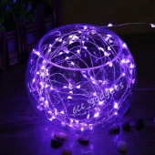 2 METRE MOR PİLLİ LED IŞIK MOR LED IŞIK MOR YILBAŞI AĞACI IŞIĞI MOR NOEL IŞIĞI PURPLE CHRİSTMAS LED LİGHT PARLAK PERİ LED IŞIK thumbnail 2