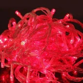 KIRMIZI YILBAŞI AĞACI IŞIĞI 10 METRE KIRMIZI LED IŞIK 100 LED LAMBALI FİŞLİ NOEL IŞIĞI YILBAŞI IŞIĞI RED LİGHT thumbnail 2