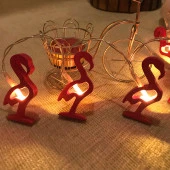 2 METRE AHŞAP FLAMİNGO PİLLİ LED IŞIK FLAMİNGO IŞIK GÜN IŞIĞI PİLLİ LED IŞIK YILBAŞI AĞACI IŞIĞI NOEL IŞIĞI YILBAŞI IŞIKLARI thumbnail 1