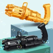 YILBAŞI HEDİYELERİ ÇOKLU KÖPÜK ATAN KÖPÜK TABANCASI BUBBLES GUN BALONCUK TABANCASI PİLLİ KÖPÜK MAKİNASI thumbnail 2