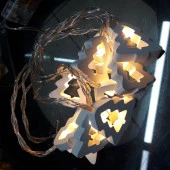 2 METRE AHŞAP YILBAŞI AĞACI PİLLİ LED IŞIK GÜN IŞIĞI PİLLİ LED IŞIK YILBAŞI AĞACI IŞIĞI NOEL IŞIĞI YILBAŞI IŞIKLARI YILBAŞI SÜSLERİ IŞIĞI - 1