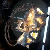 2 METRE AHŞAP YILBAŞI AĞACI PİLLİ LED IŞIK GÜN IŞIĞI PİLLİ LED IŞIK YILBAŞI AĞACI IŞIĞI NOEL IŞIĞI YILBAŞI IŞIKLARI  YILBAŞI SÜSLERİ IŞIĞI - 2