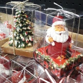 2 ADET YILBAŞI MUMU NOEL BABA MUMU + ÇAM AĞACI MUMU GERÇEK MUM YILBAŞI SÜSLERİ NOEL BABALI MUM YILBAŞI ÇAM AĞAÇLI MUM thumbnail 1