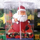 2 ADET YILBAŞI MUMU NOEL BABA MUMU + ÇAM AĞACI MUMU GERÇEK MUM YILBAŞI SÜSLERİ NOEL BABALI MUM YILBAŞI ÇAM AĞAÇLI MUM thumbnail 2