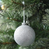 VIP KALİTE 5 CM 12 ADET SİMLİ GÜMÜŞ TOP YILBAŞI AĞACI SÜSLERİ VİTRİN SÜSLERİ GÜMÜŞ YILBAŞI TOP SÜSLER NOEL AĞACI SÜSLERİ thumbnail 1