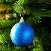 VIP KALİTE 5 CM 12 ADET SİMLİ MAVİ TOP YILBAŞI AĞACI SÜSLERİ VİTRİN SÜSLERİ MAVİ YILBAŞI TOP SÜSLER NOEL AĞACI SÜSLERİ thumbnail 1