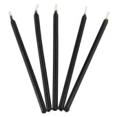 10 ADET SİYAH ŞAMDAN MUMU SİYAH YILBAŞI MUMU VIP KALİTE SİYAH DEKOR ŞAMDAN MUMU SİYAH YILBAŞI MUMLARI SİYAH ŞAMDAN MUMU thumbnail 2