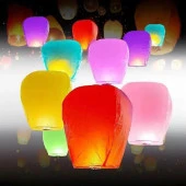 9 ADET VIP KALİTE YILBAŞI BALONU YILBAŞI DİLEK BALONU DİLEK FENERİ SKY LANTERN YIRTIK VE YAPIŞIK ÜRÜN DEĞİLDİR thumbnail 2