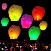 14 ADET 1.KALİTE ROMANTİK DİLEK BALONU DİLEK FENERİ NEW SKY LANTERN YIRTIK VE YAPIŞIK ÜRÜN DEĞİLDİR SORUNSUZ SAĞLAM DİLEK BALONU thumbnail 3