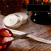 2 METRE 5 NUMARA FİTİL 5 NUMARA GEMİCİ FENERİ FİTİLİ 5 NUMARA GAZ LAMBASI FİTİLİ 5 NUMARA YEDEK FİTİL KEROSENE LAMP WİCK - 1