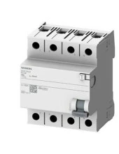 Siemens 5Sv5642-6 A Tipi Hata Akımı Koruma Anahtarı-Fı (Kaçak Akım Koruma Rölesi) 25A- 400V- 300Ma- 3P N - 1