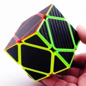 NEW SKEWB SPEED CUBE CARBON FİBER KAPLAMA ZEKA KÜPÜ SABIR KÜPÜ SIRADIŞI TASARIM KÜP AKIL OYUNLARI thumbnail 2