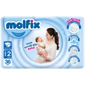 Molfix Bebek Bezi Beden:2 (3-6Kg) Mini 144 Adet Jumbo Aylık Pk thumbnail 2