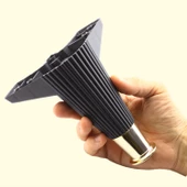 Wetra Line 6'lı Set Mobilya TV Ünitesi Çekyat Koltuk Kanepe Destek Ayağı 15 cm Siyah Altın M8 Civata - 6