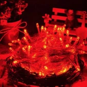 RED COLORS LED LİGHT 10 METRE KIRMIZI LED IŞIK KIRMIZI İP LED IŞIK KABLO IŞIK 220V FİŞLİ KIRMIZI IŞIK thumbnail 2
