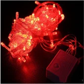 RED COLORS LED LİGHT 10 METRE KIRMIZI LED IŞIK KIRMIZI İP LED IŞIK KABLO IŞIK 220V FİŞLİ KIRMIZI IŞIK thumbnail 4