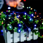 MULTİ COLOR RGB LED LİGHT RENKLİ LED IŞIK 100 LED 4 METRE PİRİNÇ LED IŞIK RENKLİ LED IŞIK 220 V FİŞLİ thumbnail 5