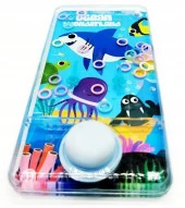 BLUE WATER RİNG GAME WATER RİNG OKYANUS DÜNYASI SULU HALKA OYUNU TRANSPARENT OCEAN WORLD FOR KİDS thumbnail 2