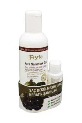 FİYTO Kara Sarımsak Özlü Saç Dökülmesi Keratin Şampuanı Serum Hediyeli 500 Ml - 1