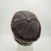 Çeçen Model Kürk Bere Kahve Renk - 3
