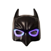 LED IŞIKLI MASKE IŞIKLI BATMAN MASKESİ LED LİGHT BATMAN MASK IŞIKLI CADILAR BAYRAMI MASKESİ - 1