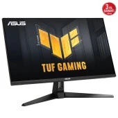 VG27AQ3A TUF GAMING 27" HDR GAMING 2K FAST IPS FREESYNC VE G-SYNC UYUMLU 2560x1440 1MS 180HZ DP HDMI MM VESA 3YIL ELMB SYNC 130 Srgb Monitör - 2