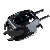 Mega Oto Market Oto Araç İçi Bardak Tutucu Telefon Tutucu Araba Bardaklık Siyah - 3