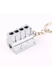 Mega Oto Market Oto Araba Anahtarlık Motor Blok Metal - 1