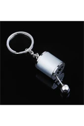 Mega Oto Market Oto Araba Anahtarlık Vites Metal Gri - 1