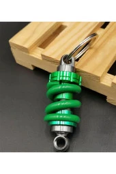 Mega Oto Market Oto Araba Anahtarlık Coilover Ayarlanabilir Yeşil Yaylı Metal - 1