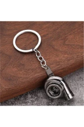 Mega Oto Market Oto Araba Anahtarlık Turbo Metal Krom - 2