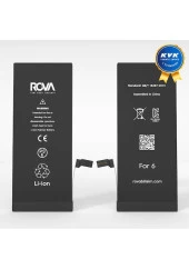 Rova İph 6 Batarya Pil Güçlendirilmiş 2510mAh 1 Yıl Kvk Garantili - 3