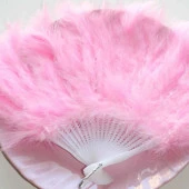 PEMBE TÜYLÜ YELPAZE PEMBE YELPAZE DÜĞÜN KINA GECESİ NİŞAN FOTOĞRAF ÇEKİMİ ORGANİZASYON DEKOR OBJE - 1