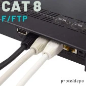 IRENIS CAT8 Kablo F/FTP LSZH Ethernet Network Lan Ağ Kablosu thumbnail 8