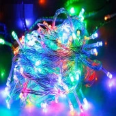 10 METRE RENKLİ LED IŞIK RENKLİ İP LED IŞIK KABLO IŞIK 220V FİŞLİ IŞIK DEKORASYON IŞIĞI NOEL IŞIĞI - 1