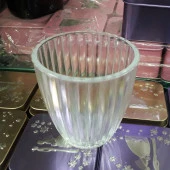 KIR DÜĞÜNÜ KINA GECESİ DEKOR MUMLUK 7X4X8 CM CAM MUMLUK 7 ADET BÜYÜK BOY TEA LİGHT CAM MUMLUK thumbnail 4