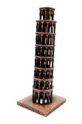 Vintage Metal İtalya Pisa Kulesi Biblo Antik Bakır 20 cm thumbnail 7