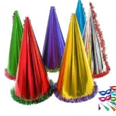 100 ADET YILBAŞI PARTİ SETİ KOTYON SET PARTİ ŞAPKASI PARTİ DÜDÜĞÜ PARTİ MASKESİ 3LÜ FULL PARTİ SETİ - 3