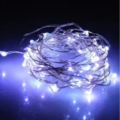 7 METRE YILBAŞI AĞACI IŞIĞI BEYAZ PİLLİ IŞIK PİLLİ BEYAZ LED IŞIK BEYAZ NOEL IŞIĞI YILBAŞI IŞIĞI thumbnail 1