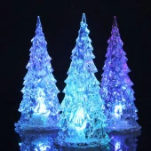 RENKLİ LED IŞIKLI ÇAM AĞACI 17 CM IŞIKLI ÇAM AĞACI IŞIKLI YILBAŞI AĞACI VIP RGB PINE TREE LED LIGHT - 5
