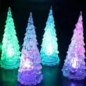 IŞIKLI YILBAŞI AĞACI VIP RENKLİ LED IŞIKLI ÇAM AĞACI 13 CM IŞIKLI ÇAM AĞACI RGB PINE TREE LED LIGHT thumbnail 6