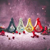 4 ADET ÖZEL VIP KALİTE IŞIKLI NOEL BABA GEYİK KARDAN ADAM YILBAŞI FENERİ GÜN IŞIĞI PİLLİ LED IŞIK - 2