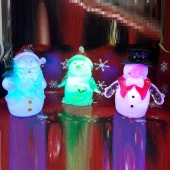 3 ADET VIP RENKLİ LED IŞIKLI IŞIKLI NOEL BABA KARDAN ADAM YILBAŞI IŞIKLARI LED IŞIKLI NOEL BABA thumbnail 2