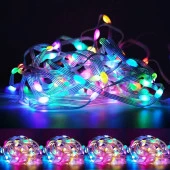 DIŞ MEKAN IŞIĞI RGB LED LİGHT WATERPROOF 3X2 SALKIM GÜN IŞIĞI RENKLİ LED IŞIK SU GEÇİRMEZ 200 LEDLİ - 4